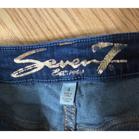 Seven7 Womens‎ Denim Weekend Shorts Size 4 - Picture 3 of 6